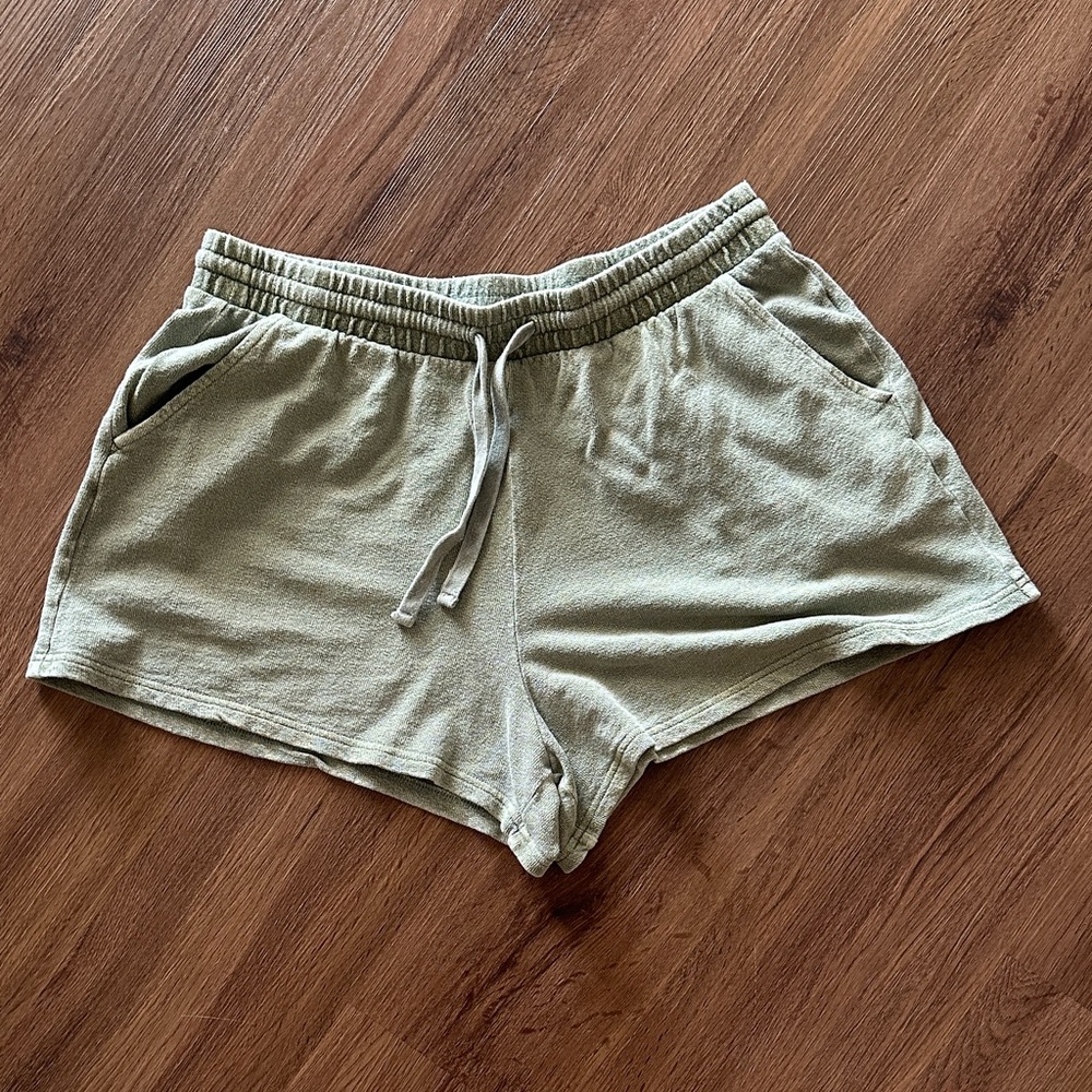 Old Navy Olive 100% Cotton Shorts